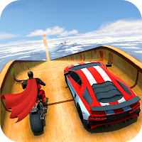 Superhero Car Stunt GT Racing Mega Ramp Games 3D