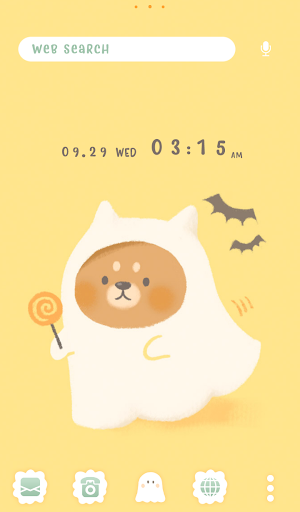 Halloween Ghosties Theme Screen 2