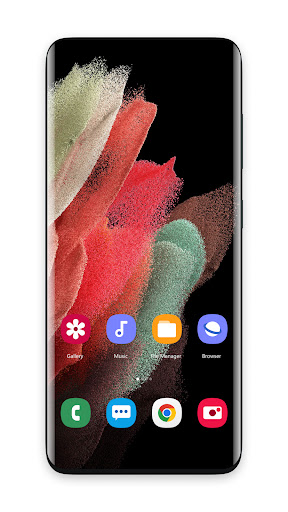 Galaxy S21 theme for launcher Screen 3
