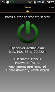 Ftp Server Pro TV Captura de pantalla