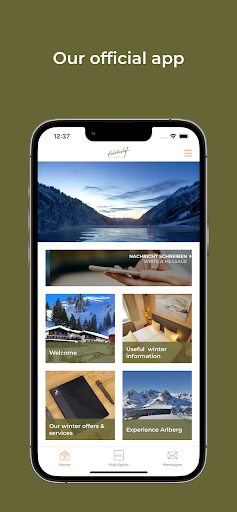 Android application Hotel Hubertushof am Arlberg screenshort