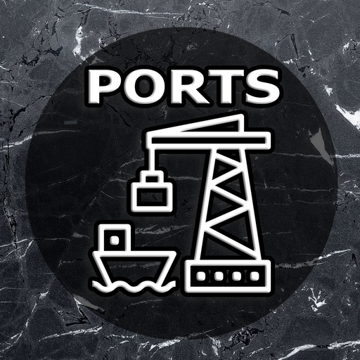 Sea Ports. Ports at sea. cMate logo