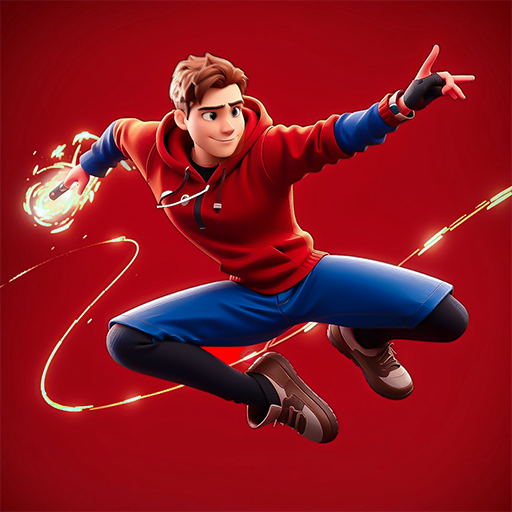 Spider Boy : Rope Hero Games logo
