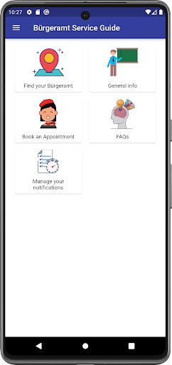 Android application Bürgeramt Service Guide screenshort