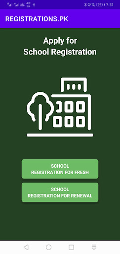 Registrations.pk Screen 3