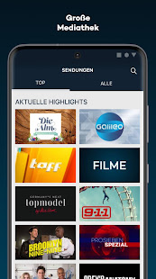 ProSieben u2013 Kostenloses Live TV und Mediathek Varies with device APK screenshots 7