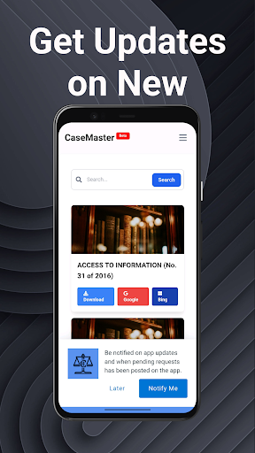 CaseMaster Screen 2