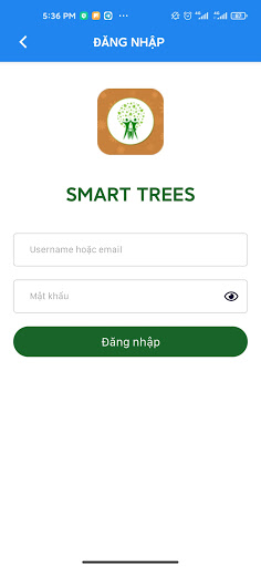 Android application Thai Nguyen SmartTrees screenshort