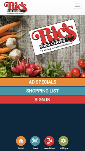 Rics Food Center Screen 2