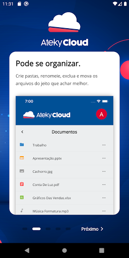 Android application Ateky Cloud screenshort