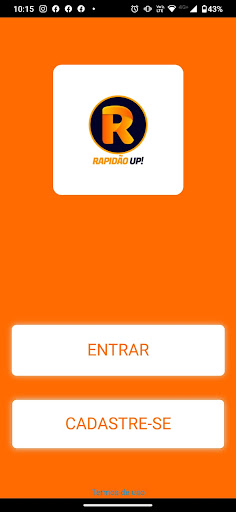 Android application Rapidão Up! - Motorista screenshort