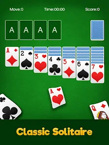 Google Play Games: First Time Playing Solitaire On Google Play Games App!!  