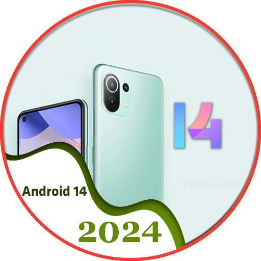 Android 14 Launcher Wallpaper logo