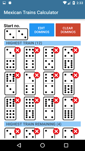 Mexican Train Domino Calc Screen 3