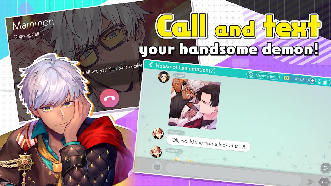 Obey Me! Anime Otome Sim Game 6.9.7 APK + Мод (Unlimited money) за Android