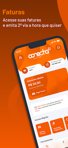 Android application Conecta Telecom PE screenshort