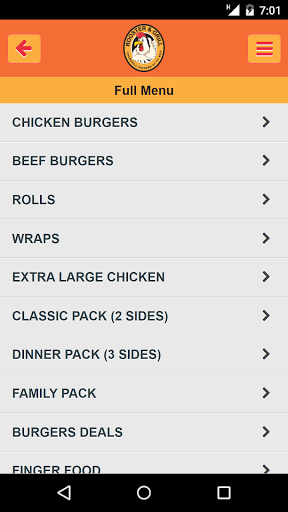 Rooster & Grill Screen 3