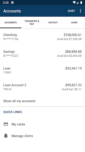 Fidelity Bank NC/VA Mobile Screen 3