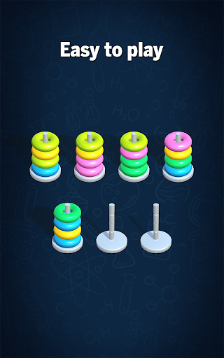 Hoop Sort Puzzle: Color Ring Stack Sorting Game  screenshots 2
