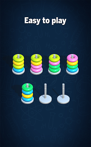 Hoop Sort Puzzle: Color Ring Stack Sorting Game 1.2 screenshots 2