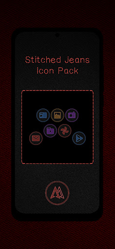 Screenshot of Stitched Jeans Icon Pack