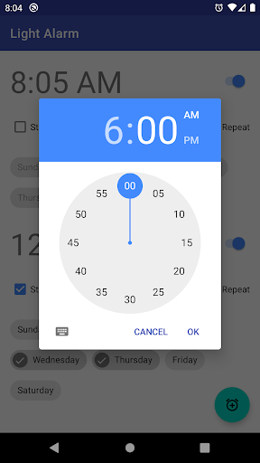 Light Alarm Screen 3