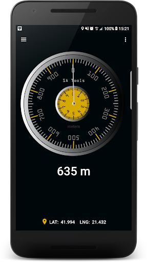 Android application Accurate Altimeter GPS screenshort