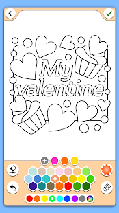 Valentines love coloring book 16.9.4 screenshots 10