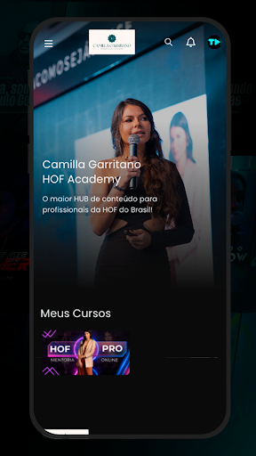 Android application CG HOF Academy screenshort