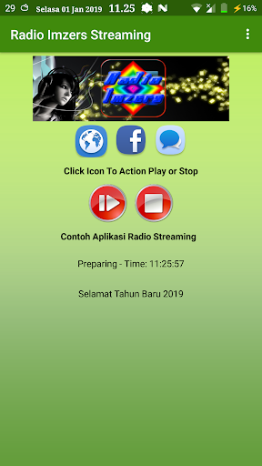 Android application Radio Imzers Streaming screenshort