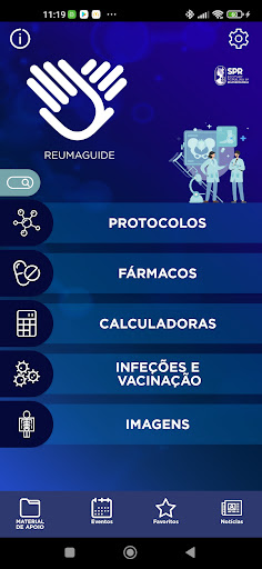 Android application ReumaGuide screenshort