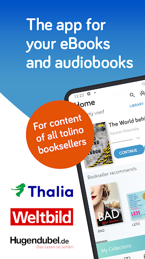 Android application tolino - books & audiobooks screenshort