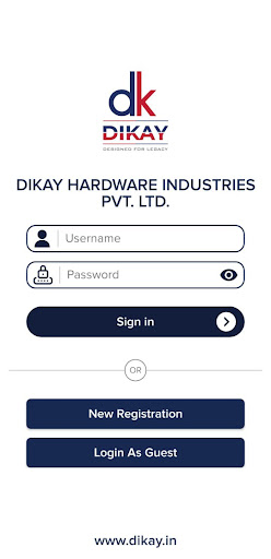 Android application Dikay Hardware screenshort