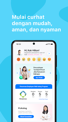 Android application Teman Curhat Perumnas screenshort