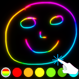 Kids Doodle Glow Coloring Game icon