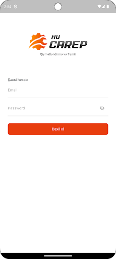 Android application HU Carep Mobile screenshort