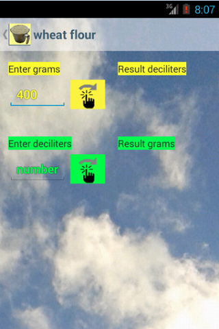 g vs. dl CookSter 8 Screen 2