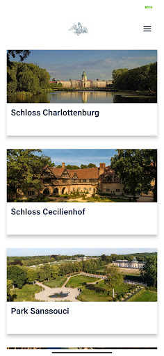 Android application SANSSOUCI screenshort