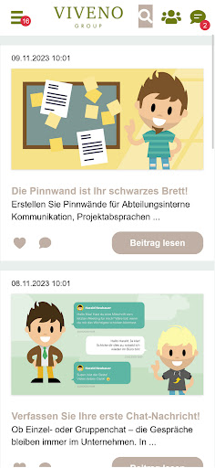 Android application VIVENO screenshort