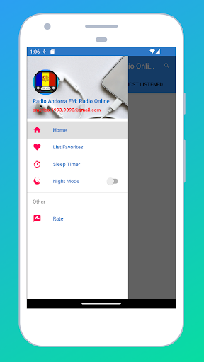 Android application Radio Andorra FM: Radio Online screenshort