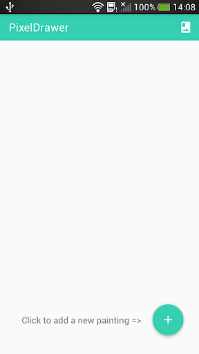 Android application Pixel Drawer, draw it easily screenshort