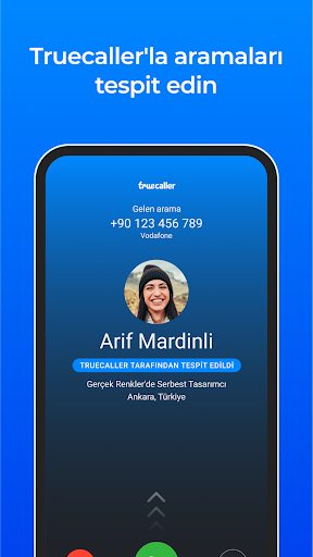 Android application Truecaller: Arayan Kimliği screenshort