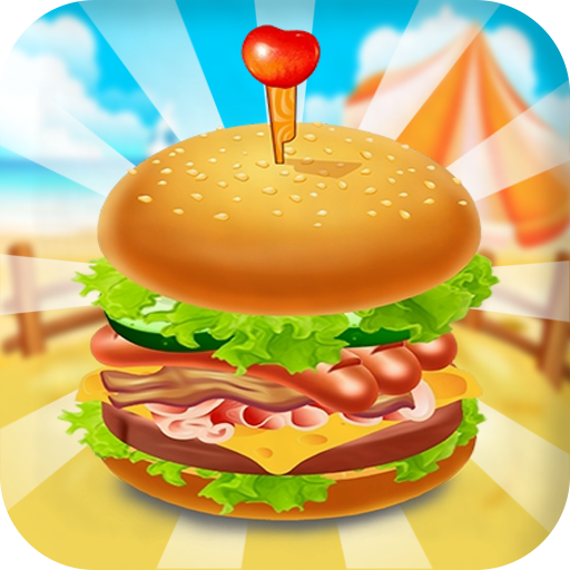 burger cooking - girls games logo