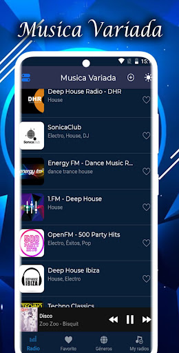 Android application Musica Variada 2024 screenshort