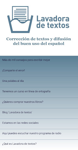Lavadora de textos Screen 3