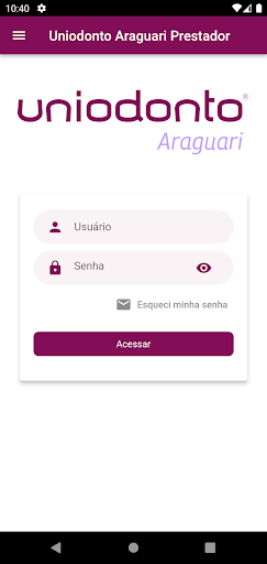 Uniodonto Araguari Prestador Screen 2