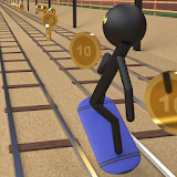 Stickman Subway Runners 3D icon