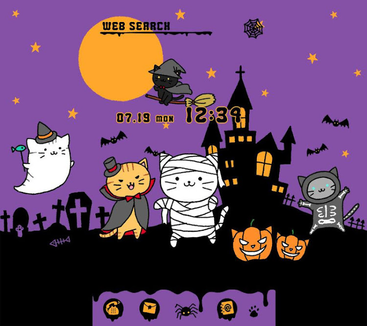 Cute Theme-Kitty Halloween- - 1.0.11 - (Android)