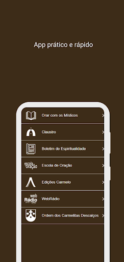 Android application Carmelitas Descalços screenshort