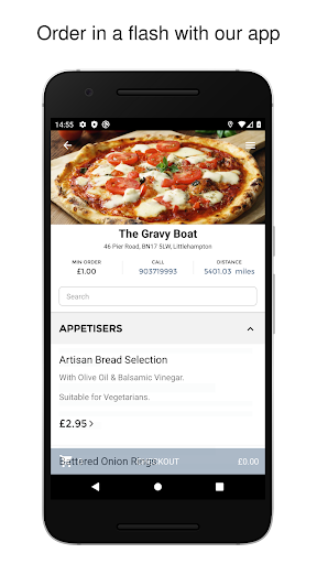 Android application The Gravy Boat screenshort